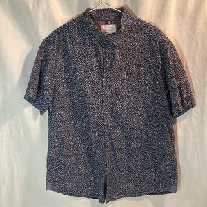 Denim & Flower short sleeve XL slim fit floral shirt